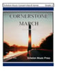 Cornerstone March Concert Band sheet music cover